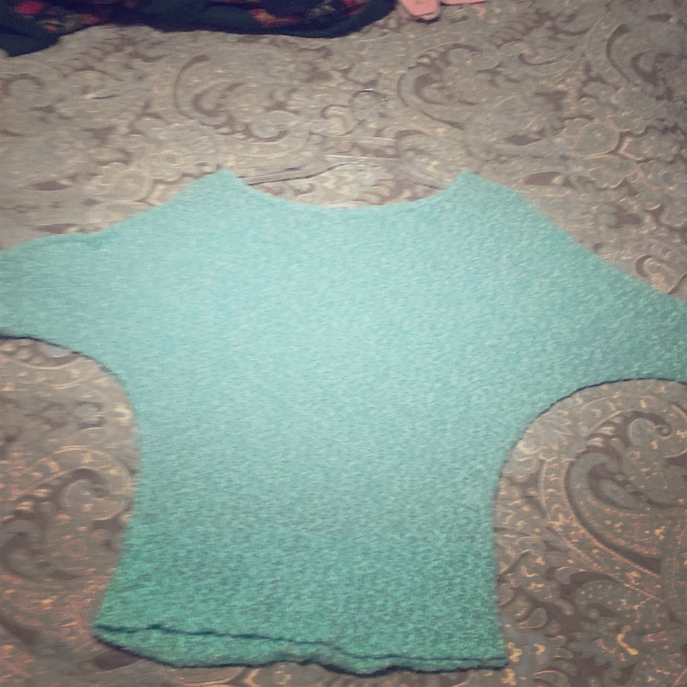 Teenbelk sweater 1/2 sleeve Stretch mesh-like soft